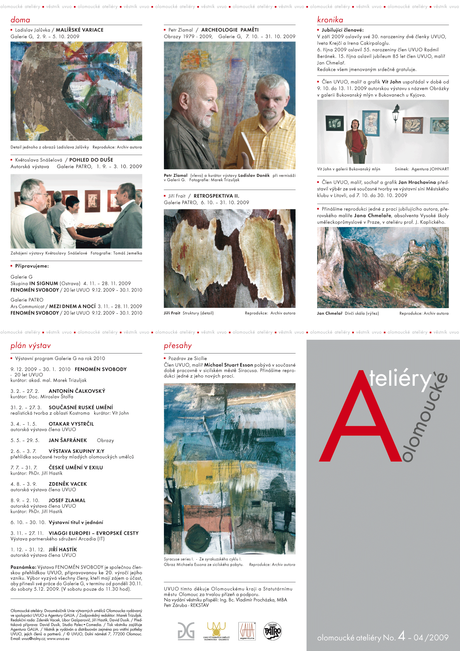 Download, file PDF - Olomouck Ateliry No4-2009