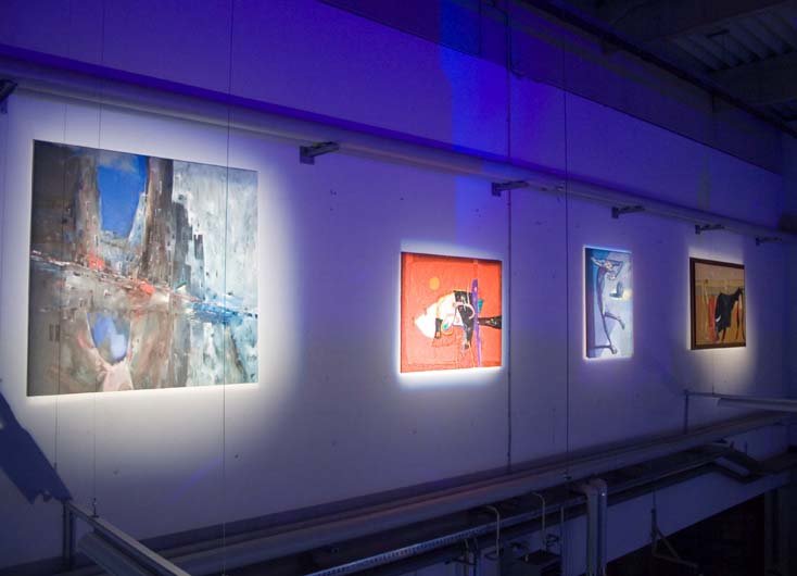 Hlavní hala s instalací