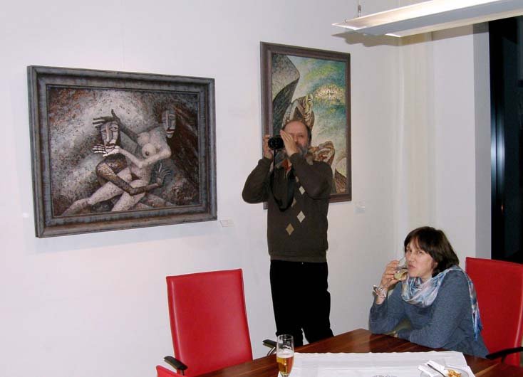 Momentka ze zahájení - Manželé Trizuljakovi