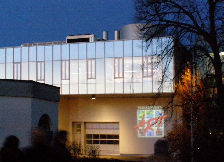 Světelná upoutávka - Vernisáž výstavy