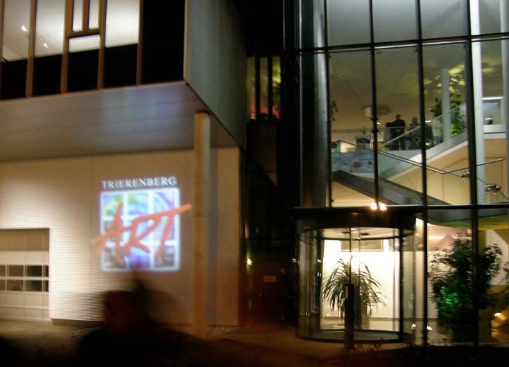 Vstupní prostory v předvečer vernisáže