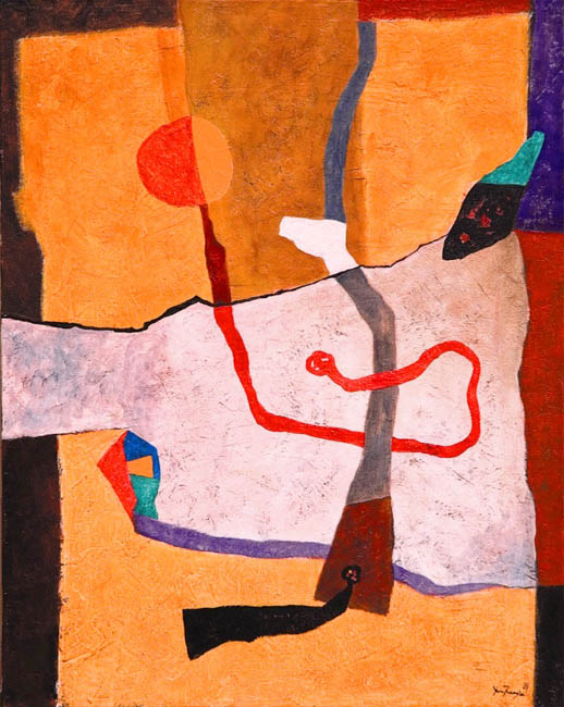 NKDE V PROVENCE II. / SOMEWHERE IN PROVENCE II., 2007, akryl / acrylic, 92 x 73 cm